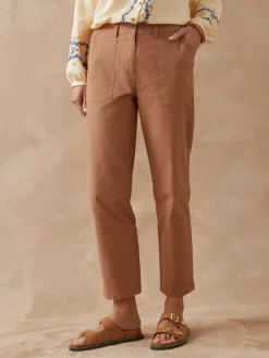 Femme Daxon Pantalon 7/8ème en toile extensible