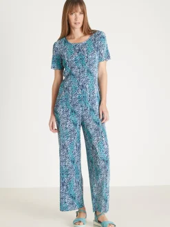 Femme Daxon Pantalon 7/8ème large plissé permanent