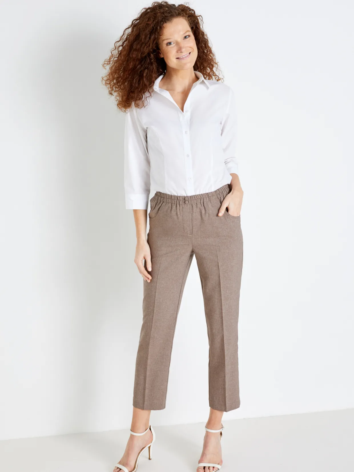 Femme Daxon Pantalon 7/8ème élastiqué
