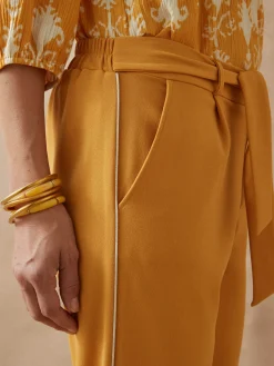 Femme Daxon Pantalon raccourci élastiqué