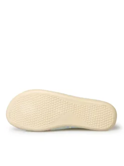 Femme Pédiconfort Pantoufles à scratch broderies fleurs