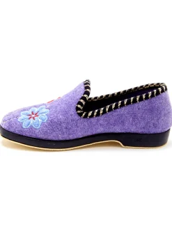 Femme Pédiconfort Pantoufles brodées