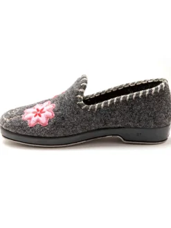 Femme Pédiconfort Pantoufles brodées