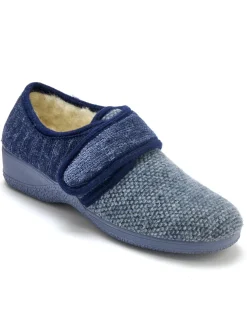 Femme Pédiconfort Pantoufles fourrées laine