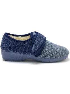 Femme Pédiconfort Pantoufles fourrées laine