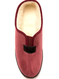 Femme Pédiconfort Pantoufles fourrées laine majoritaire