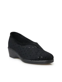 Femme Pédiconfort Pantoufles molletonnées élastiquées