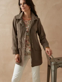 Femme Daxon Parka déperlante à capuche amovible