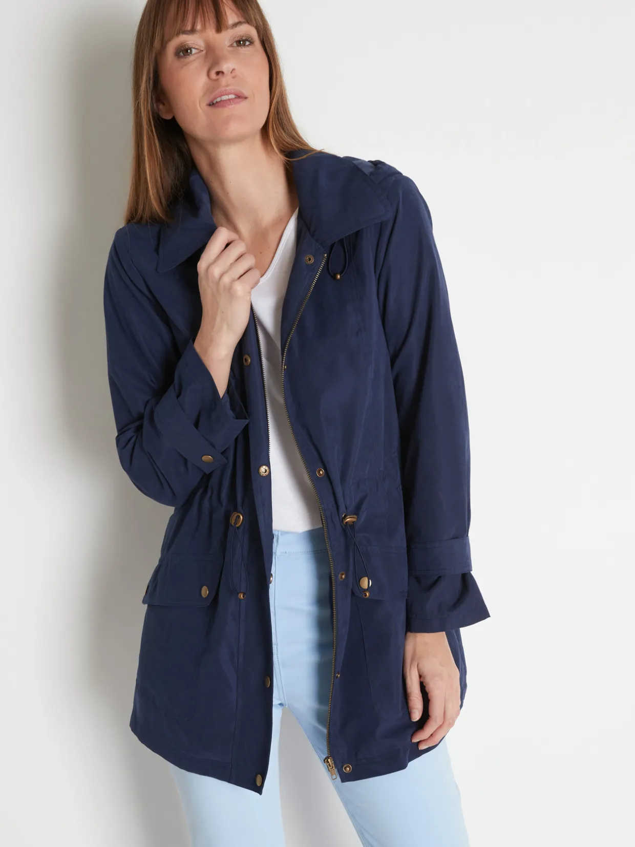 Femme Daxon Parka déperlante à capuche amovible