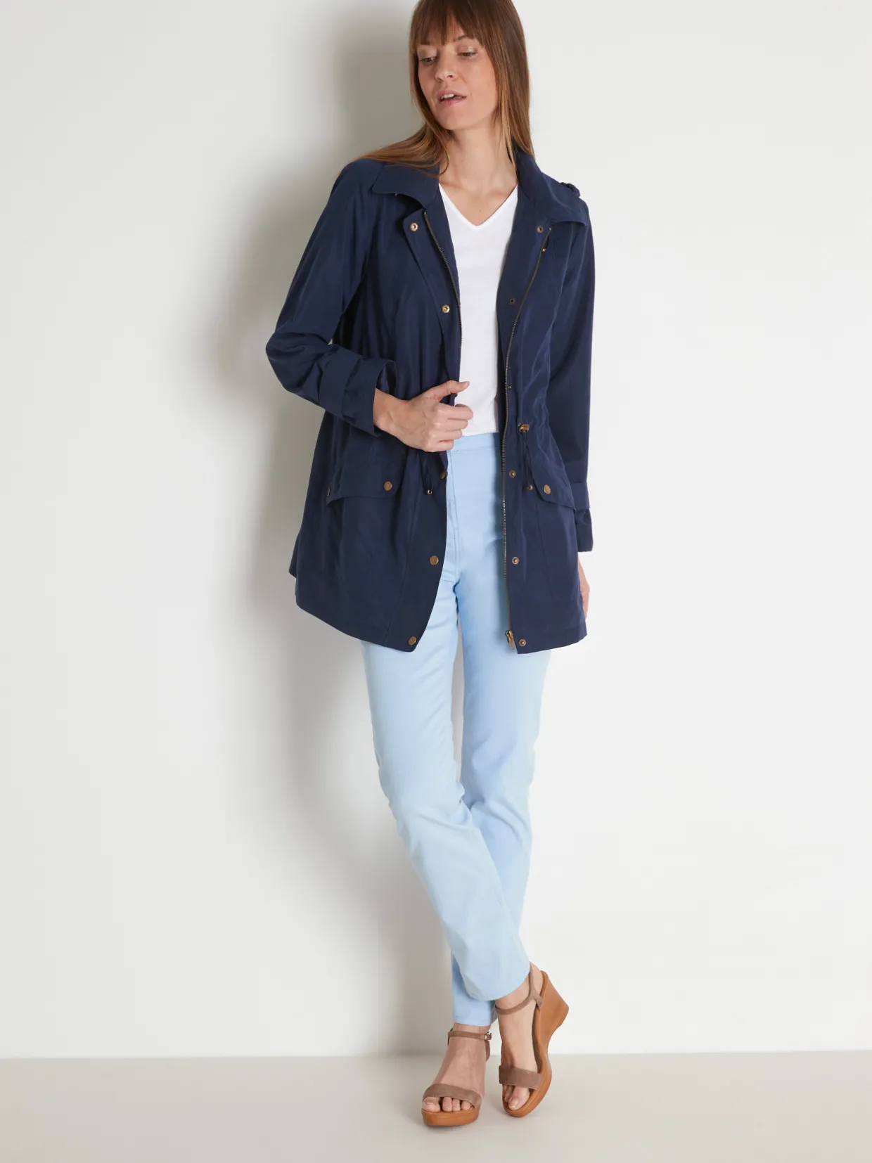 Femme Daxon Parka déperlante à capuche amovible