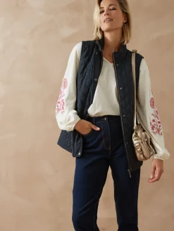 Femme Daxon Parka déperlante matelassée sans manches