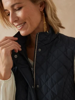 Femme Daxon Parka déperlante matelassée sans manches