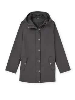 Femme Daxon Parka imperméable à capuche