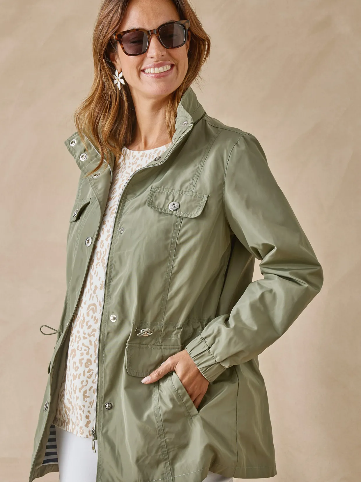 Femme Daxon Parka légère déperlante à capuche