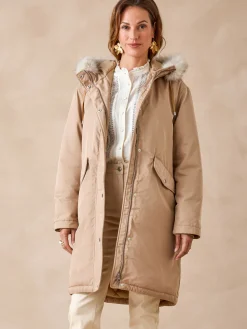 Femme Daxon Parka longue intérieur matelassé