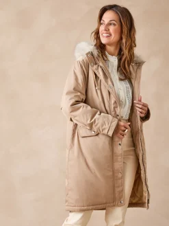 Femme Daxon Parka longue intérieur matelassé