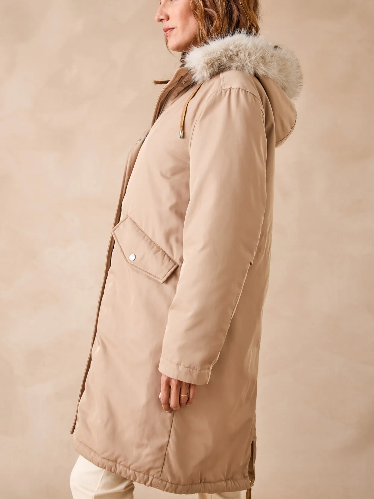 Femme Daxon Parka longue intérieur matelassé