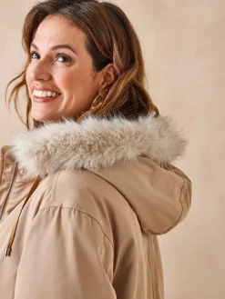 Femme Daxon Parka longue intérieur matelassé