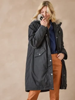 Femme Daxon Parka longue intérieur matelassé