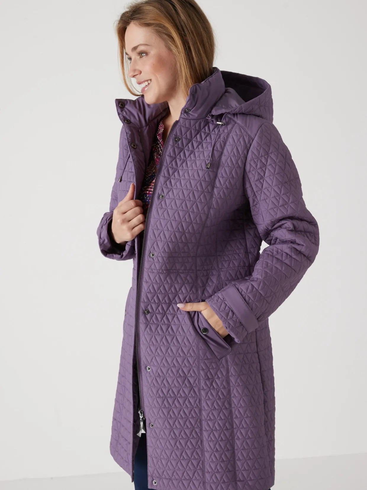 Femme Daxon Parka longue matelassée déperlante