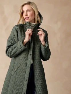 Femme Daxon Parka longue matelassée déperlante