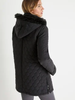 Femme Daxon Parka matelassée courte en microfibre
