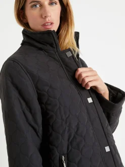 Femme Daxon Parka matelassée courte en microfibre
