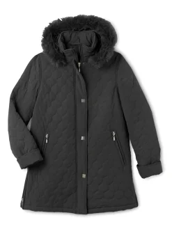 Femme Daxon Parka matelassée courte en microfibre