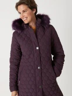 Femme Daxon Parka matelassée courte en microfibre
