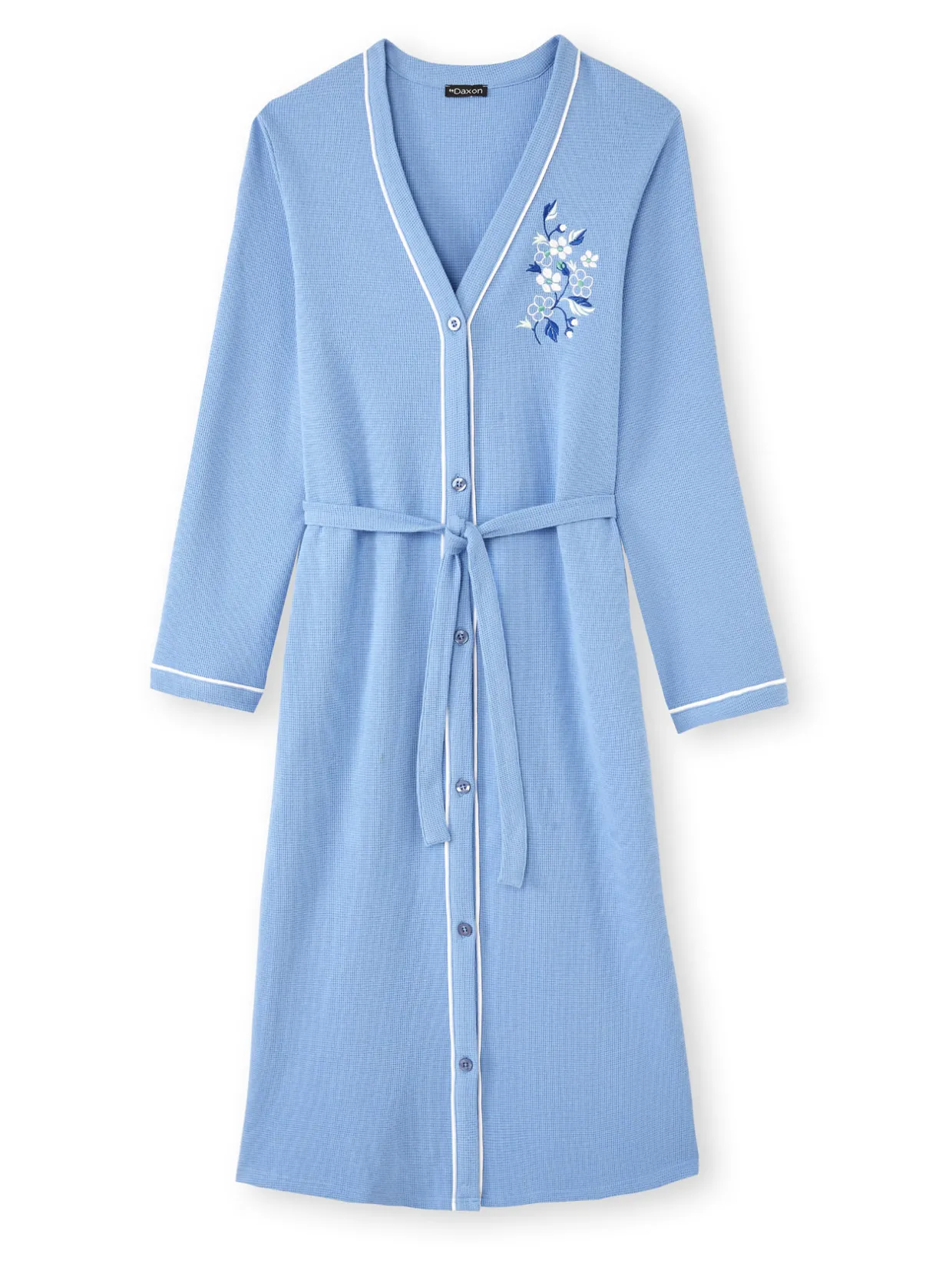 Daxon Peignoir en maille nid d'abeille