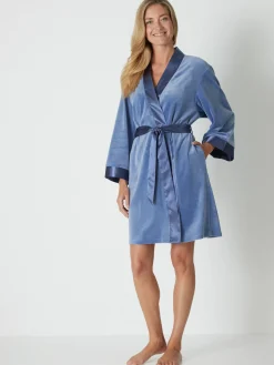 Daxon Peignoir kimono court velours