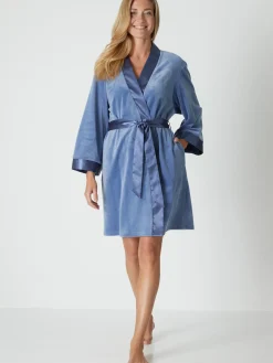 Daxon Peignoir kimono court velours