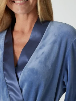 Daxon Peignoir kimono court velours