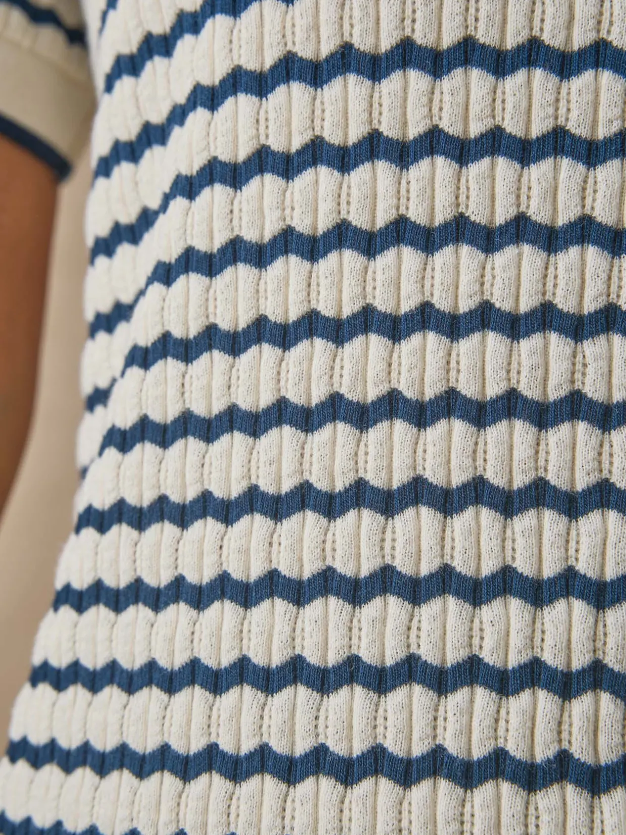 Femme Daxon Polo en maille jacquard fantaisie