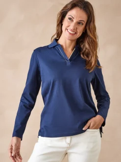 Femme Daxon Polo en maille pur coton