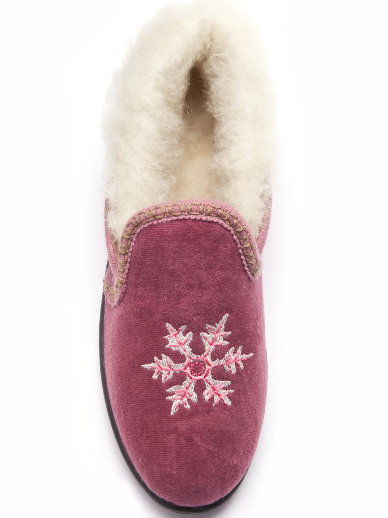 Femme Pédiconfort Poulaines fourrées laine majoritaire