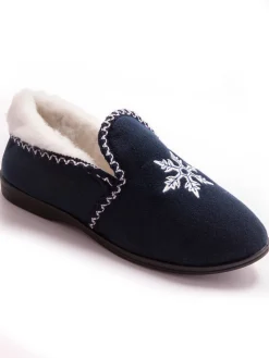 Femme Pédiconfort Poulaines fourrées laine majoritaire