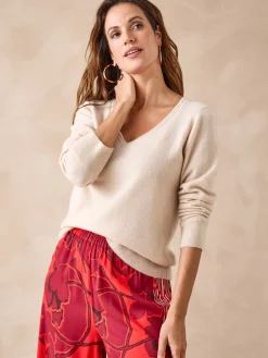 Femme Daxon Pull 100% cachemire