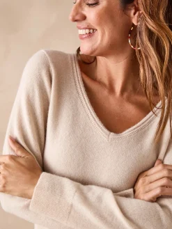 Femme Daxon Pull 100% cachemire