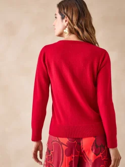 Femme Daxon Pull 100% cachemire