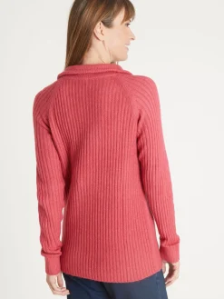 Femme Daxon Pull à col camionneur zippé