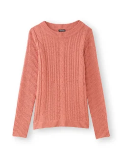 Femme Daxon Pull torsadé forme loose