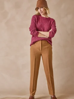 Femme Daxon Pull avec laine et alpaga