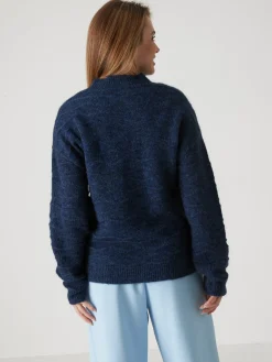 Femme Daxon Pull avec laine et mohair