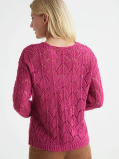 Femme Daxon Pull avec mohair et laine