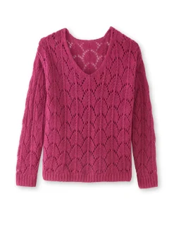 Femme Daxon Pull avec mohair et laine