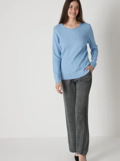 Femme Daxon Pull avec torsades