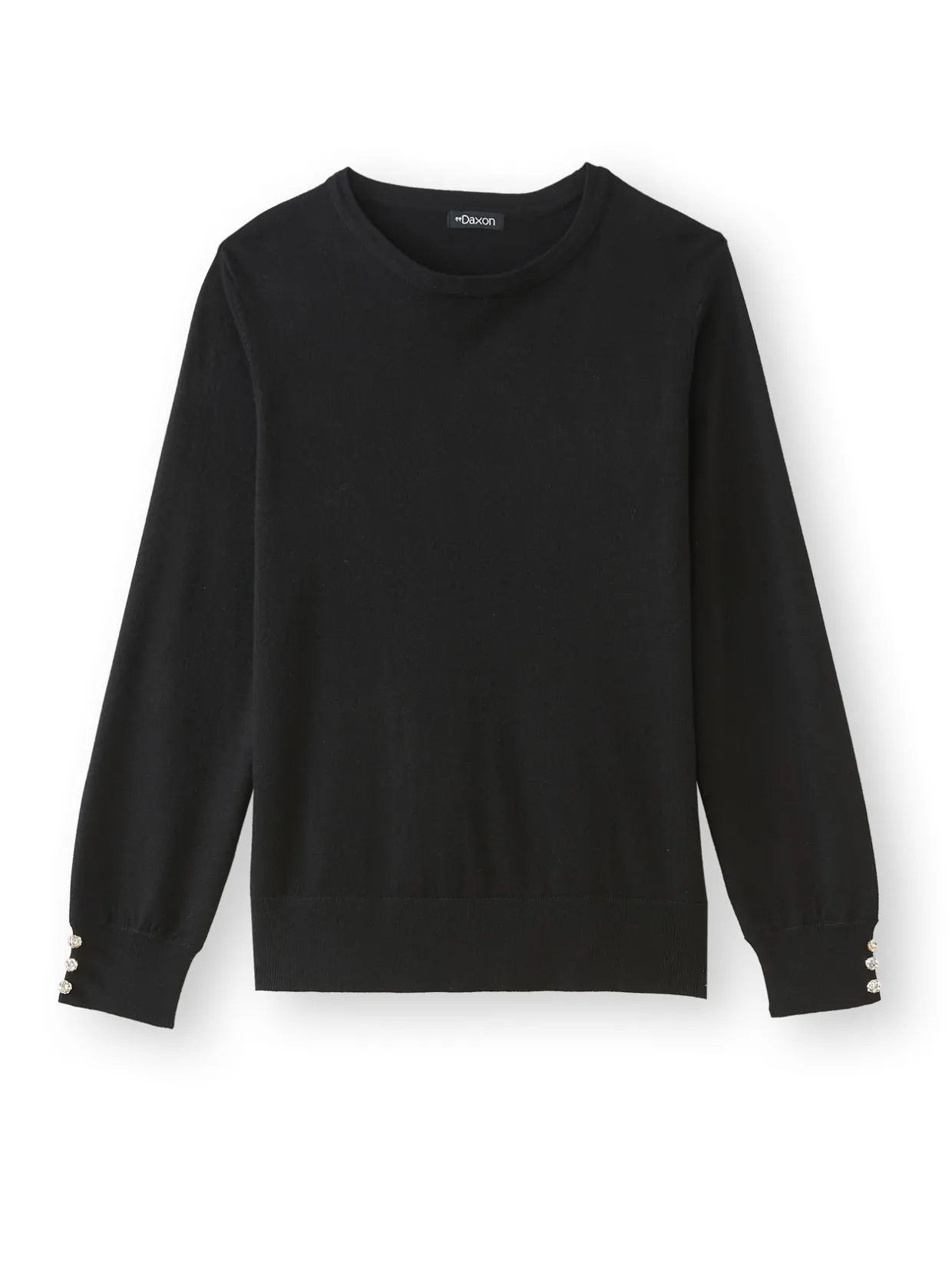 Femme Daxon Pull boutons-bijoux aux manches