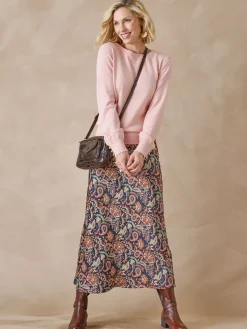 Femme Daxon Pull boutons-bijoux aux manches