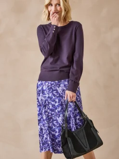 Femme Daxon Pull boutons-bijoux aux manches